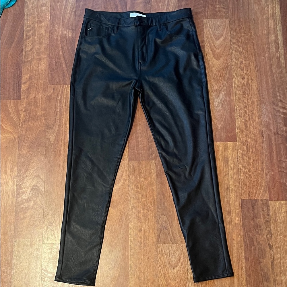 Like new KanCan Black Faux Leather Pants